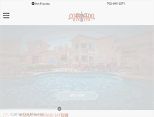 Tablet Screenshot of coronadobayclubapartments.com